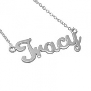 Ketting met naam zilver